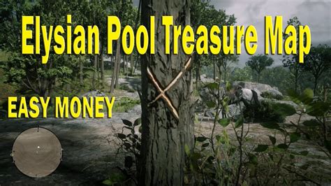 The tree north of Elysian Pool is linked to a treasure map I found in a random cimney. . Elysian pool treasure